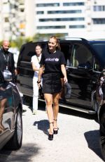 RITA ORA Visits House of Colors Community Center in Tirana 09/06/2022