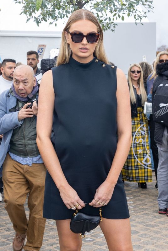 ROMEE STRIJD Arrives at Christian Fashion Show in Paris 09/27/2022