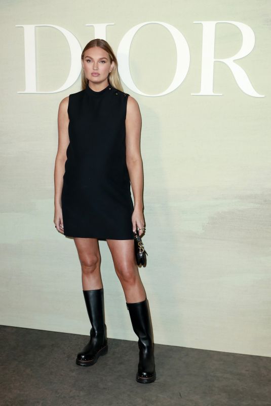 ROMEE STRIJD at Christian Dior Show at Paris Fashion Week 09/27/2022
