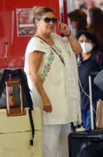 ROMINA POWER and ROMINA CARRISI-POWER Catch a Taxi in Rome 09/23/2022