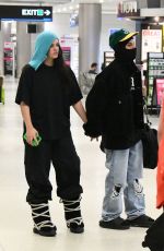 ROSALIA and Rauw Alejandro at Miami International Airport 09/12/2022