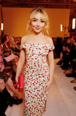 SABRINA CARPENTER at Carolina Herrera Show at New York Fashion Week 09/12/2022