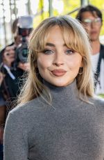 SABRINA CARPENTER at Michael Kors Show at New York Fashion Week 09/14/2022