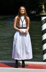 SADIE SINK Arrives at Hotel Excelsior in Venice 09/04/2022