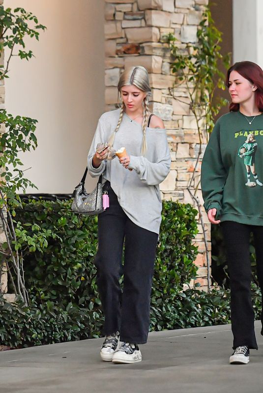 SAMI SHEEN Out for Ice Cream with a Friend in Calabasas 09/01/2022