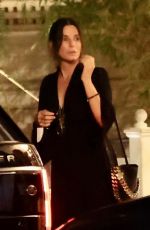 SANDRA BULLOCK Out for Dinner at San Vicente Bungalows in West Hollywood 09/13/2022