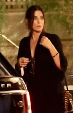SANDRA BULLOCK Out for Dinner at San Vicente Bungalows in West Hollywood 09/13/2022