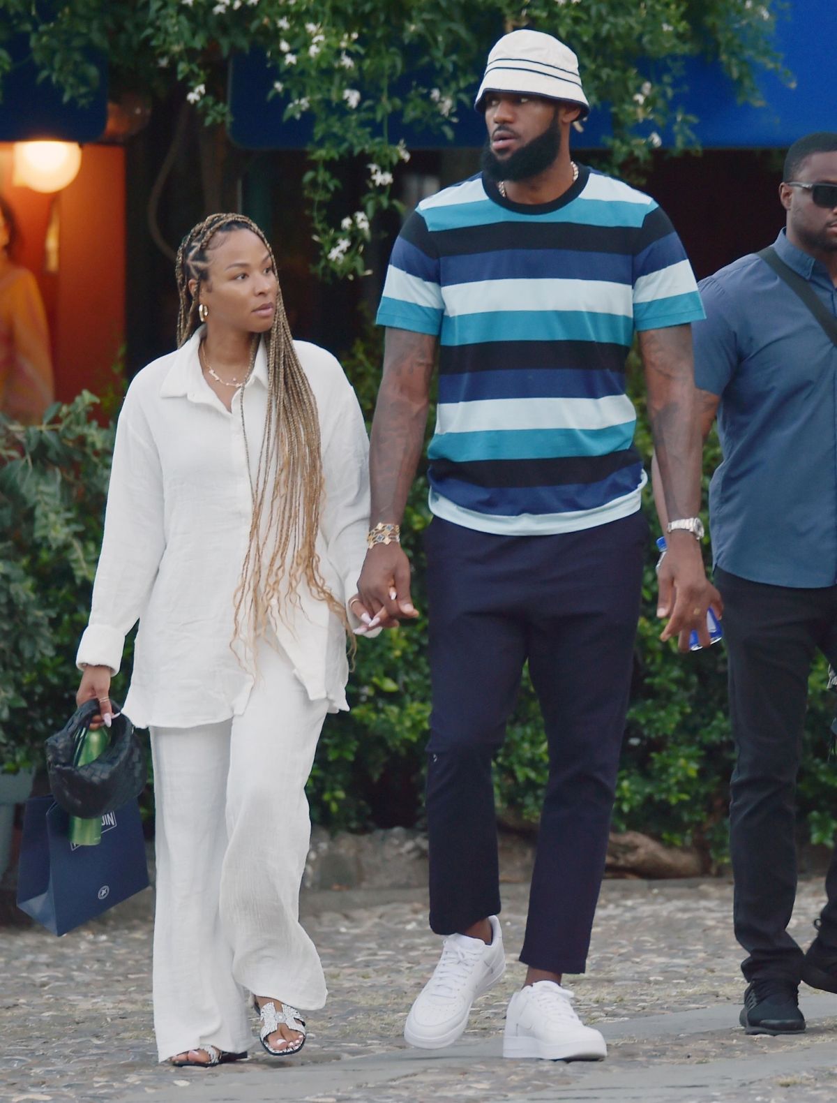 SAVANNAH and LeBron JAMES out on Holiday in Portofino 09/12/2022 ...