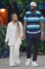 SAVANNAH and LeBron JAMES out on Holiday in Portofino 09/12/2022