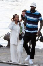 SAVANNAH and LeBron JAMES out on Holiday in Portofino 09/12/2022