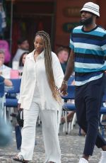 SAVANNAH and LeBron JAMES out on Holiday in Portofino 09/12/2022