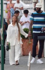 SAVANNAH and LeBron JAMES out on Holiday in Portofino 09/12/2022