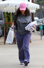 SAWEETIE Out for Matcha with a Friend in Los Angeles 09/02/2022