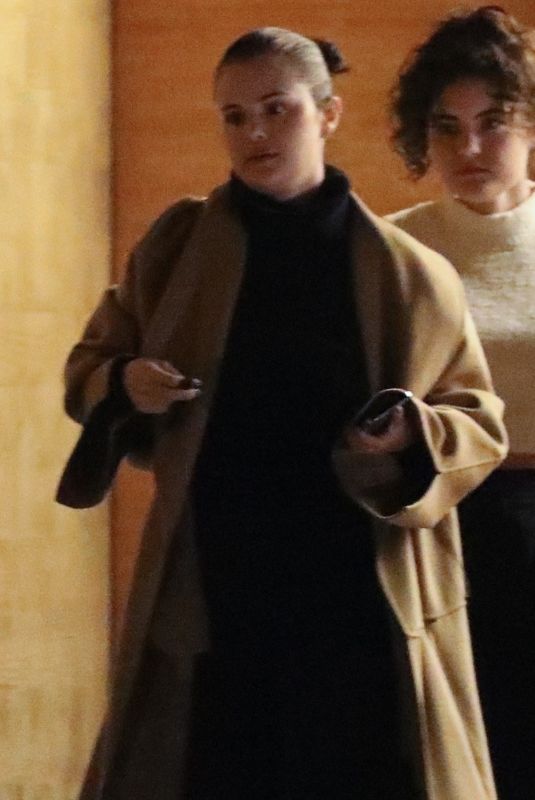 SELENA GOMEZ Out for Dinner with Friends at Nobu in Malibu 09/27/2022