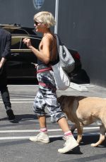 SELMA BLAIR and Sasha Farber Leaves DWTS Practice in Los Angeles 09/16/2022