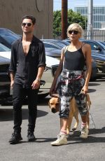 SELMA BLAIR and Sasha Farber Leaves DWTS Practice in Los Angeles 09/16/2022