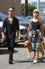 SELMA BLAIR and Sasha Farber Leaves DWTS Practice in Los Angeles 09/16/2022