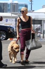 SELMA BLAIR Out with Her Service Dog in Los Angeles 09/21/2022