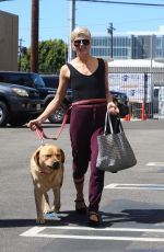 SELMA BLAIR Out with Her Service Dog in Los Angeles 09/21/2022