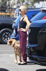 SELMA BLAIR Out with Her Service Dog in Los Angeles 09/21/2022