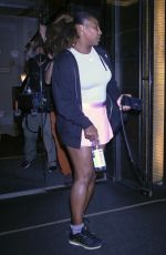 SERENA WILLIAMS Leaves Her Hotel in New York 08/31/2022