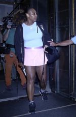 SERENA WILLIAMS Leaves Her Hotel in New York 08/31/2022