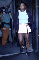 SERENA WILLIAMS Leaves Her Hotel in New York 08/31/2022