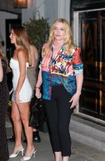 SHANNON TWEED Out for Late Dinner at Craig