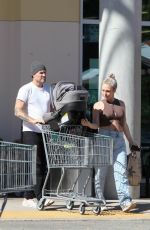 SHARNA BURGESS and Brian Austin Green Shopping at Erewhon Market in Calabasas 09/26/2022
