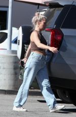 SHARNA BURGESS and Brian Austin Green Shopping at Erewhon Market in Calabasas 09/26/2022