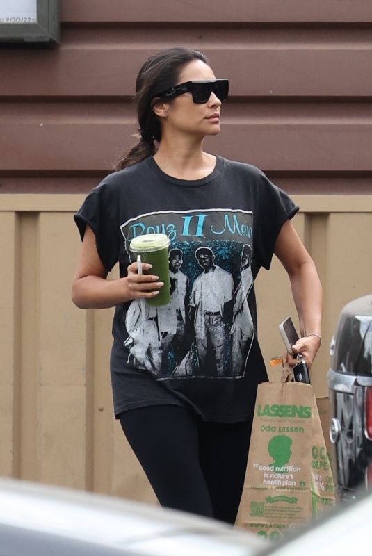 SHAY MITCHELL Out for Groceries at Lassens in Los Angeles 09/08/2022