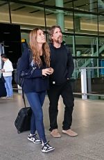 SIBI BLAZIC and Christian Bale Arrives at Heathrow airport in London 09/28/2022