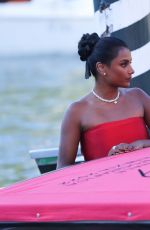 SIMONE ASHLEY Arrives at Hotel Excelsior at 2022 Venice International Film Festival 09/02/2022
