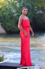 SIMONE ASHLEY Arrives at Hotel Excelsior at 2022 Venice International Film Festival 09/02/2022