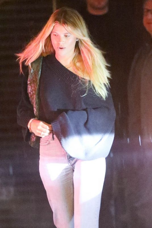 SOFIA RICHIE Leaves Nobu in Malibu 09/09/2022