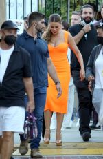 SOFIA VERGARA Arrives at America