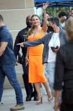 SOFIA VERGARA Arrives at America