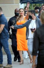 SOFIA VERGARA Arrives at America