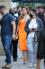 SOFIA VERGARA Arrives at America