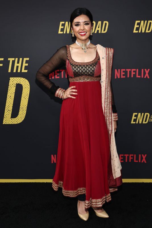 SONALI CHANDRA at End of the Road Premiere in Los Angeles 09/06/2022