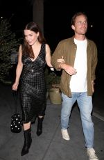 SOPHIA BUSH Arrives at Fleur Room in West Hollywood 08/31/2022