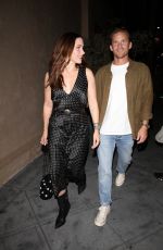 SOPHIA BUSH Arrives at Fleur Room in West Hollywood 08/31/2022