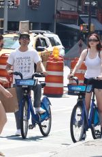 SOPHIE TURNER and Joe Jonas on a CitiBike Ride in New York 09/05/2022