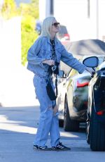 STELLA MAXWELL in Double Denim Out in Los Angeles 09/23/2022