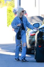 STELLA MAXWELL in Double Denim Out in Los Angeles 09/23/2022