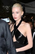 STELLA MAXWELL Leaves Memoir Launch Party for NYFW in New York 09/08/2022
