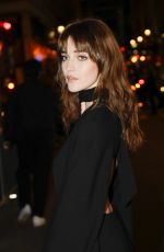 TALIA RYDER Arrives at Saint Laurent Rive Droite Sushi Park Opening Night in Paris 09/28/2022