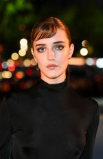 TALIA RYDER Arrives at Saint Laurent Show at Paris Fashion Week 09/27/2022