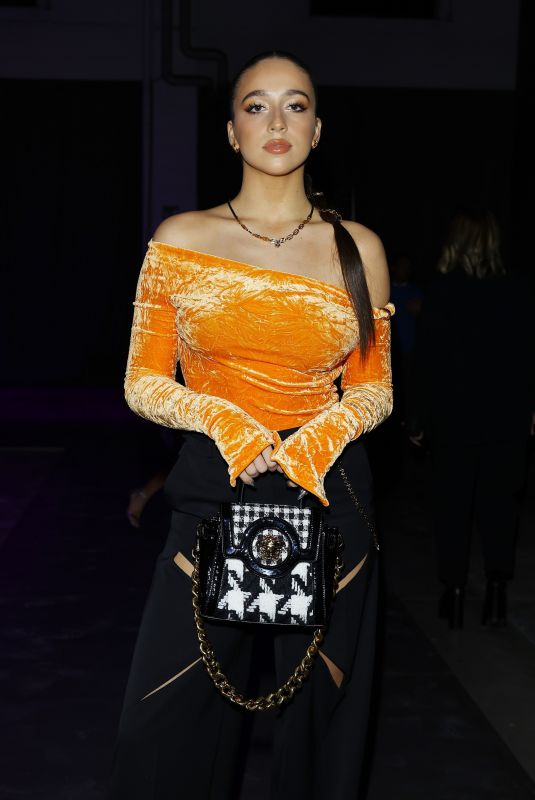 TATE MCRAE at Versace Fashion Show at MFW in Milan 09/23/2022