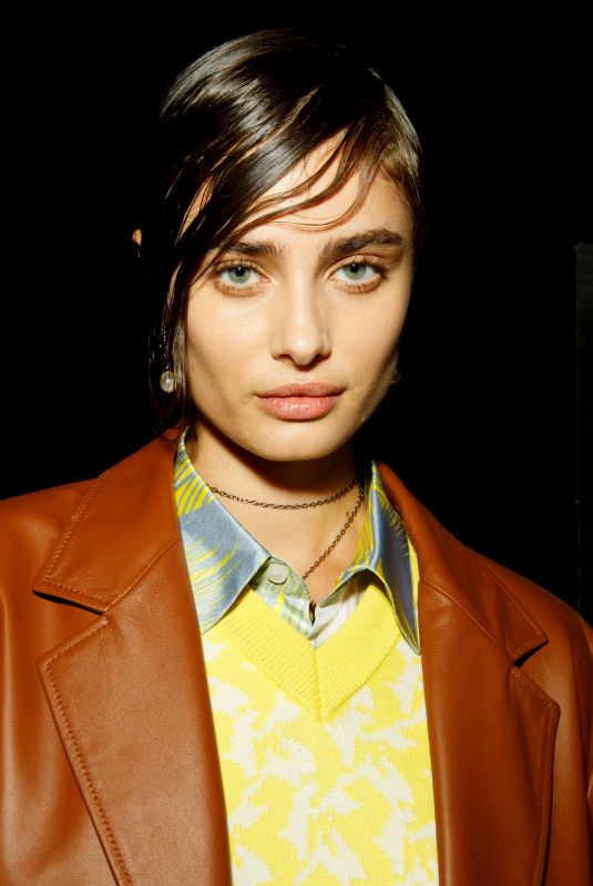 TAYLOR HILL Walks Runway at Ferrari Show at Milan Fashion Week 09/25/2022